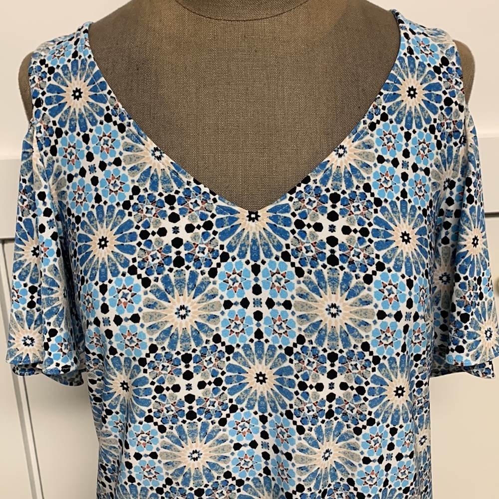 MSK cold shoulder dress